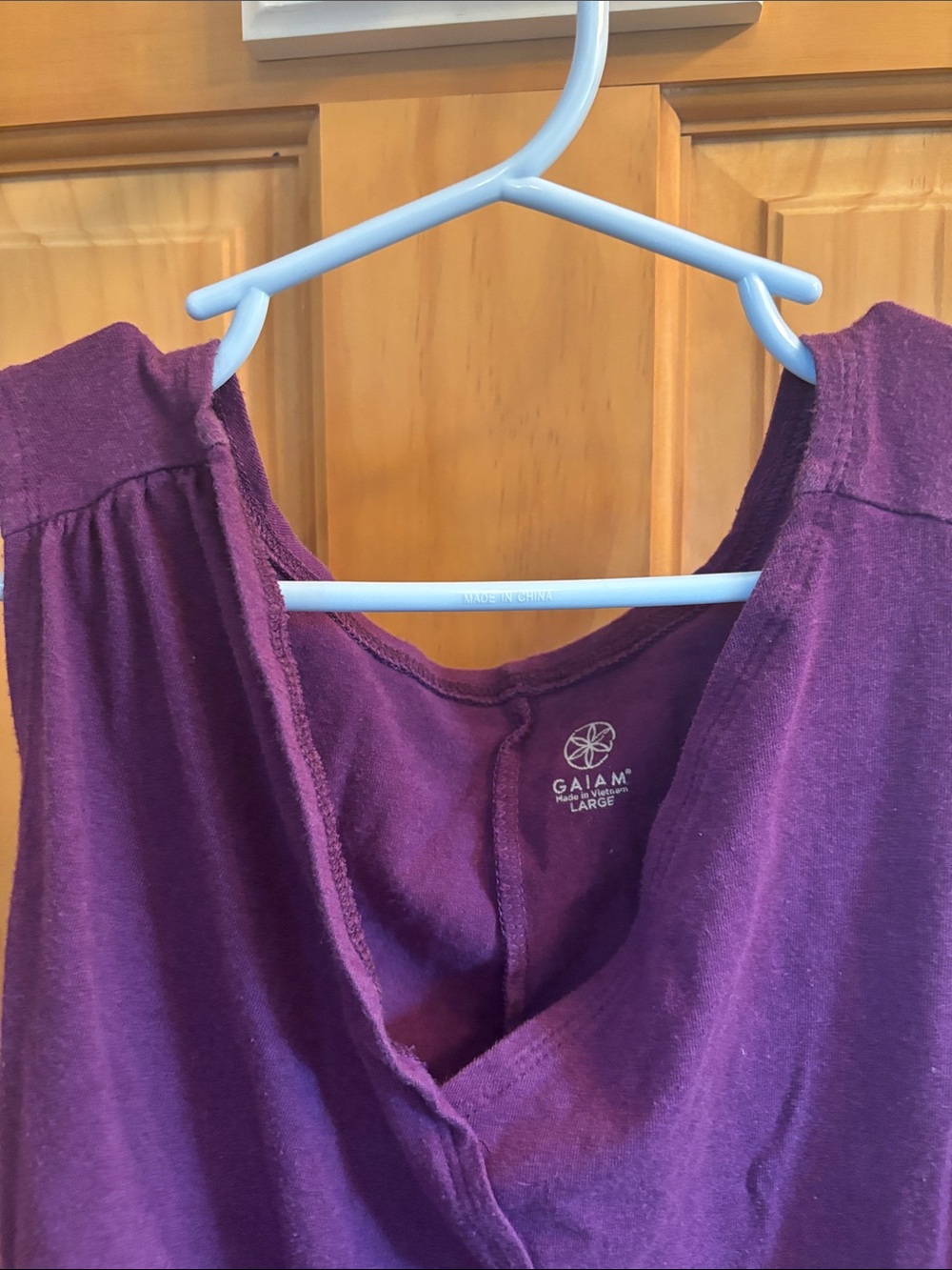 GAIAM Divine Tank Purple Yoga top - Picture 5 of 9